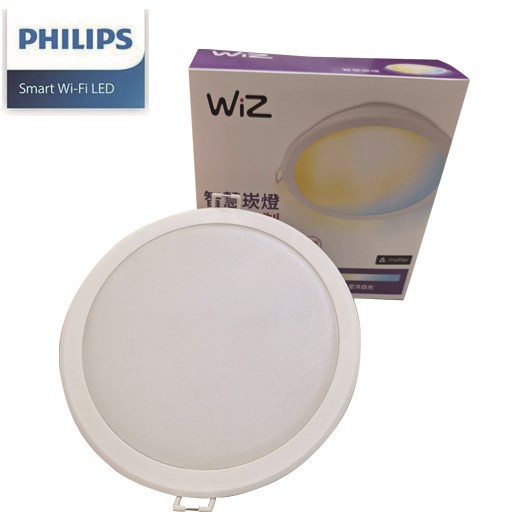 PHILIPS 飛利浦 Wi-Fi WiZ 智慧照明15公分 17W 可調色溫嵌燈 PW003
