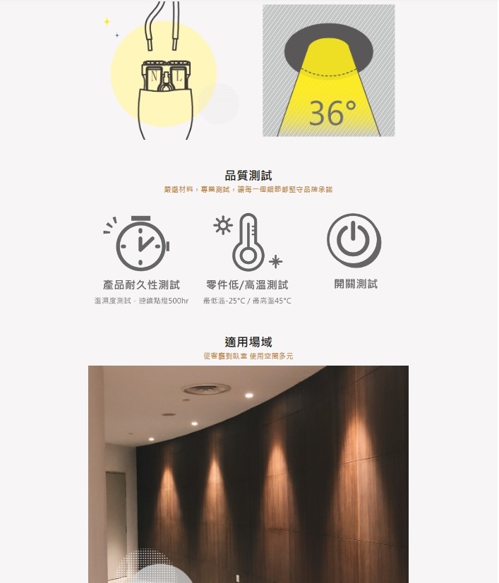 舞光~9CM /8W 7公分5W歡笑崁燈(白光/黃光/自然光)
