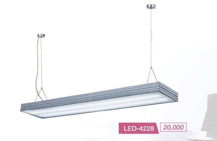 舞光 LED T8 4尺 x2 日光燈具吊燈 鋁合金 壓克力罩不剌眼 LED-4227 / LED-4228