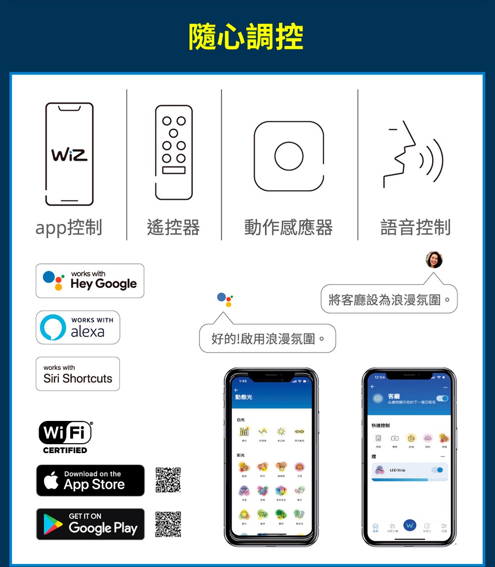 PHILIPS 飛利浦 Wi-Fi WiZ 智慧照明9公分 7W 可調色溫嵌燈 PW004 