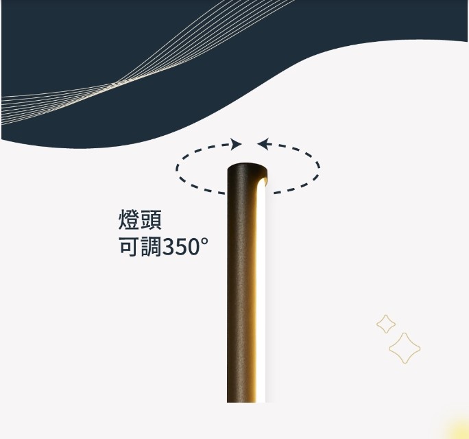 舞光新品~6W亞修長型壁燈3000K黃光