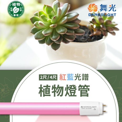 舞光T8 LED 2尺 /4尺紅藍光譜植物燈管 