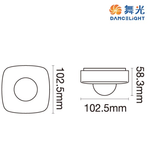 舞光~防水紅外線感應器RP-IS1024-WO 