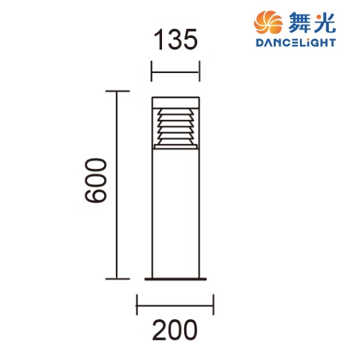 舞光~ E27 替換型草坪燈 OD-3038A 戶外燈具 草皮燈 鋁合金 高90cm/60CM/30CM