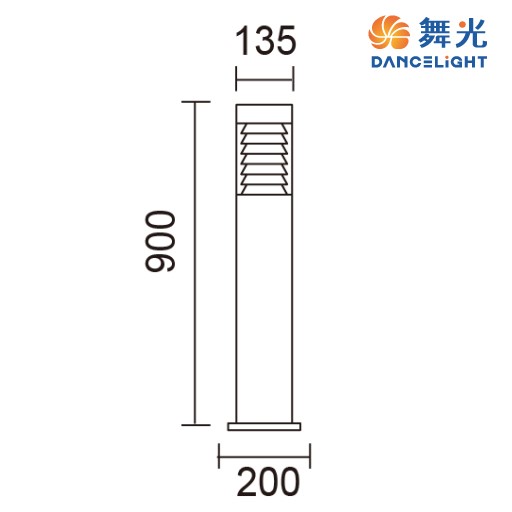 舞光~ E27 替換型草坪燈 OD-3038A 戶外燈具 草皮燈 鋁合金 高90cm/60CM/30CM