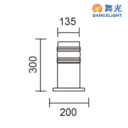 舞光~ E27 替換型草坪燈 OD-3041A 戶外燈具 草皮燈 鋁合金 高90cm/60CM/30CM 