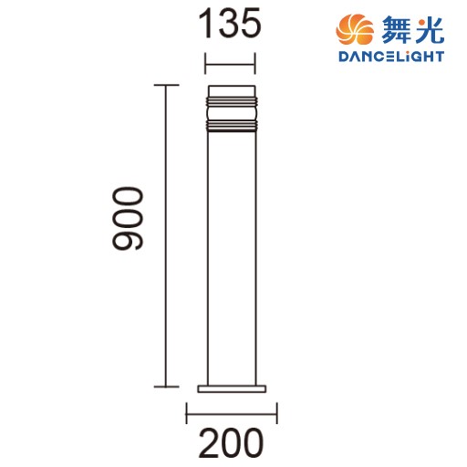 舞光~ E27 替換型草坪燈 OD-3041A 戶外燈具 草皮燈 鋁合金 高90cm/60CM/30CM 