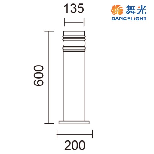舞光~ E27 替換型草坪燈 OD-3041A 戶外燈具 草皮燈 鋁合金 高90cm/60CM/30CM 