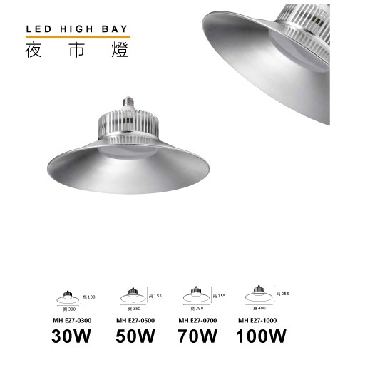 MH 30W/50W/70W/100W夜市燈 