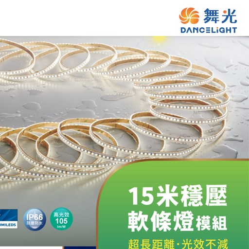 舞光~戶外專用DC24V 15米穩壓軟條燈