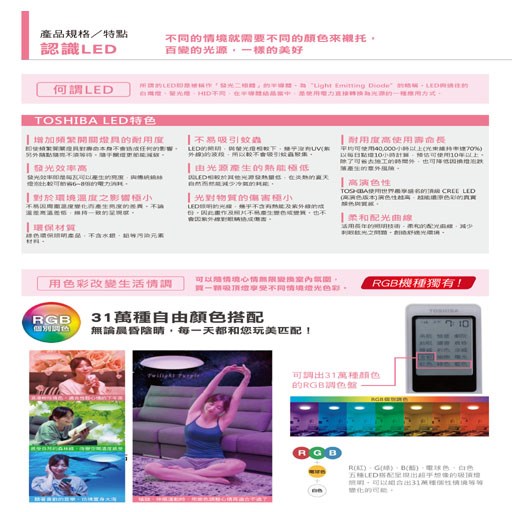 TOSHIBA東芝星環60W美肌LED吸頂燈 全彩高演色 6-8坪適用