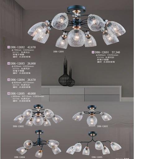 燈飾百科DBK12691 造型吸頂燈（放大美圖請至首頁“最新消息”搜尋 ）  