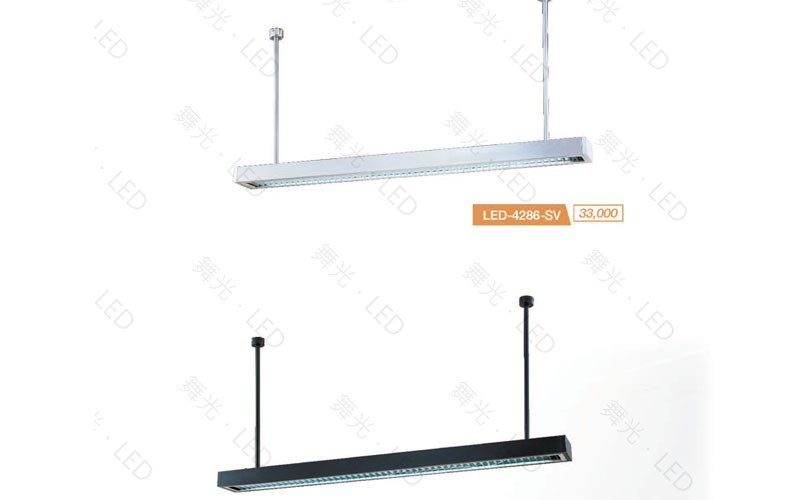舞光新品~LED T8燈管替換型吊桿式燈具(貴族黑)LED-4286