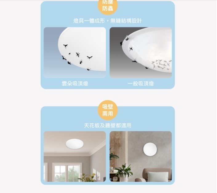 舞光~新品24W雲朵超薄吸頂燈 