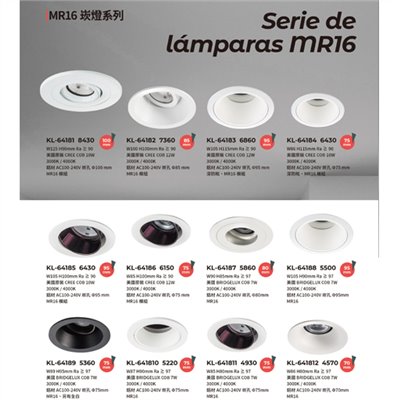 PERFECT完美燈飾KL-64181造型崁燈尺寸 材質 規格請参閱圖示  