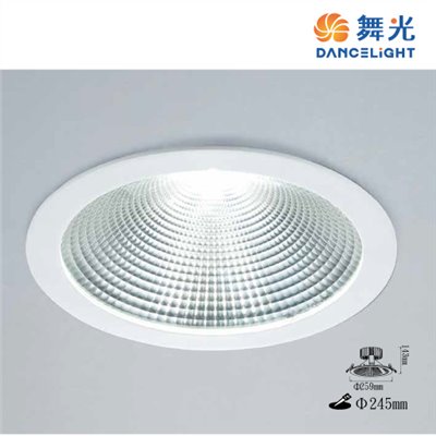 舞光 30/45W黑鑽石崁燈(崁入孔24.5cm) LED-24DOD45D