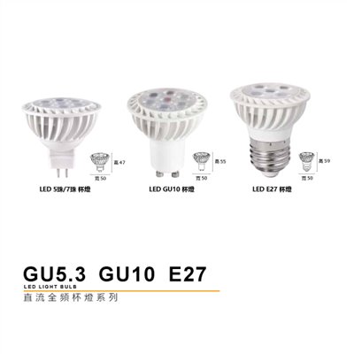 MH-LED GU10/E27杯燈