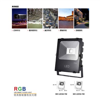 MH 勁亮30W/50W致能變色投光燈  