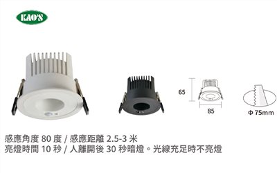 高士KR-017感應崁燈
