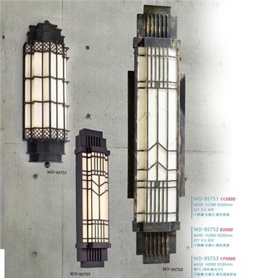 美麗生活MD95751造型戶外 壁燈/柱燈（放大美圖請至首頁“最新消息”搜尋 ） 