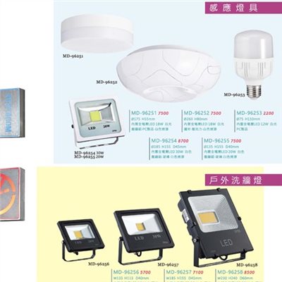 美麗生活MD96251造型戶外投光燈/洗牆燈/感應燈（放大美圖請至首頁“最新消息”搜尋 ）  
