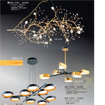 燈飾百科DBK10361造型吊燈（放大美圖請至首頁“最新消息”搜尋 ） 
