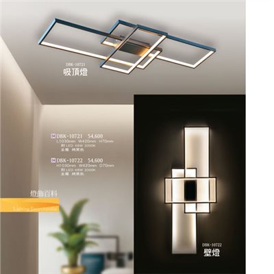 燈飾百科DBK10721造型吸頂燈/壁燈（放大美圖請至首頁“最新消息”搜尋 ） 