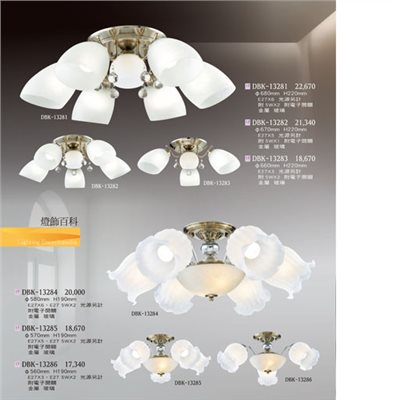 燈飾百科DBK13281 造型吸頂燈（放大美圖請至首頁“最新消息”搜尋 ）   