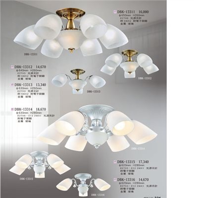 燈飾百科DBK13311 造型吸頂燈（放大美圖請至首頁“最新消息”搜尋 ）   