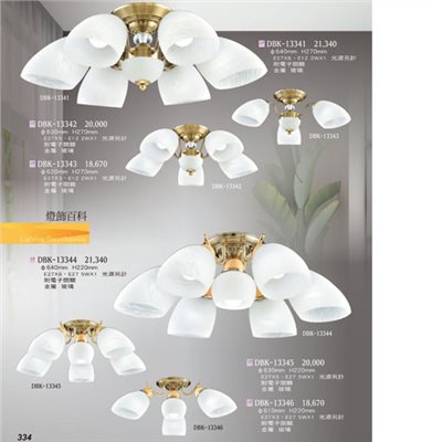 燈飾百科DBK13351 造型吸頂燈（放大美圖請至首頁“最新消息”搜尋 ）   