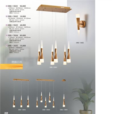 燈飾百科DBK13681 造型吊燈（放大美圖請至首頁“最新消息”搜尋 ） 