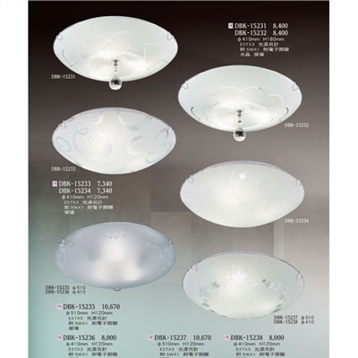 燈飾百科DBK15231 造型吸頂燈（放大美圖請至首頁“最新消息”搜尋 ）   