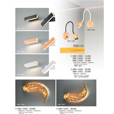 燈飾百科DBK15561 造型壁燈（放大美圖請至首頁“最新消息”搜尋 ）   