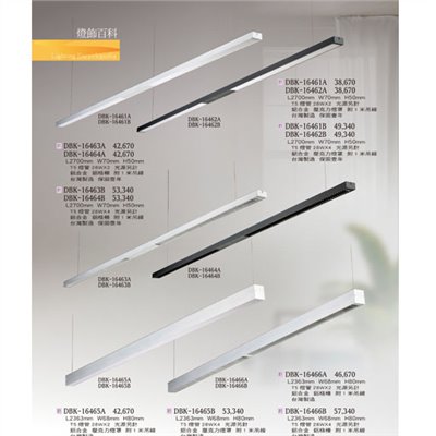 燈飾百科DBK16461 T5造型燈具（放大美圖請至首頁“最新消息”搜尋 ）   