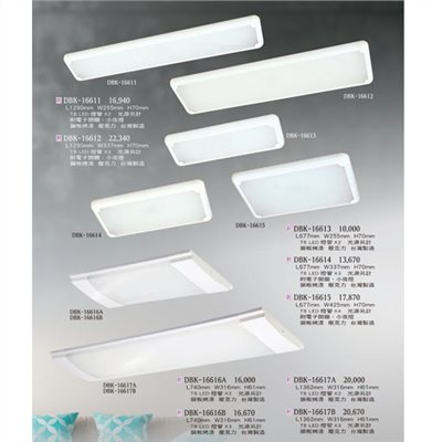 燈飾百科DBK16611 T8造型燈具（放大美圖請至首頁“最新消息”搜尋 ）  