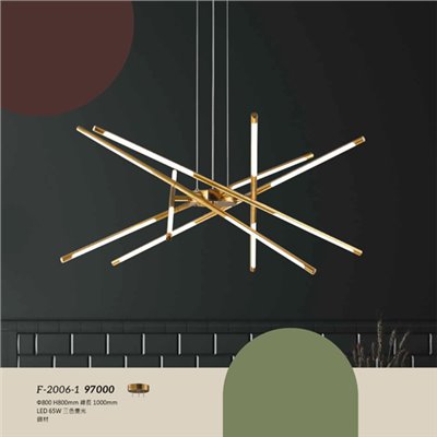 Falo精品燈飾F-2006-1時尚現代風格吊燈（放大美圖請至首頁“最新消息”搜尋 ） (編號F-2006-1)