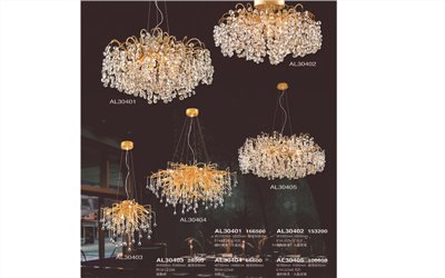 亞伯特AL30401 造型水晶吊燈/吸頂燈尺寸 材質 規格請参閱圖示     